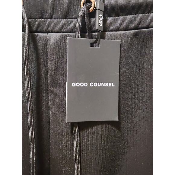 NEW Good Counsel Pippen Track Pants Zip Pockets Athletic Black Drawstring 4XL - Picture 3 of 8